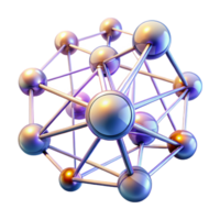extraordinary contemporary A network of interconnected, glowing nodes and lines, forming a complex, data-driven visualization, in a technological, futuristic style 4K png