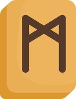 Rune Stone with Zigzag Mark vector