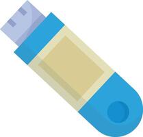 Blue Glue Stick for Office Use vector