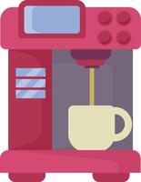 Coffee Machine with Mug vector