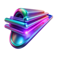 vibrant abstract A dynamic composition of light trails and motion blur, with vibrant, neon colors, in a futuristic, cyberpunk style professional png
