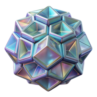 serene creative A microscopic view of crystalline structures, with intricate, geometric patterns and a shimmering, iridescent sheen high resolution png
