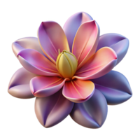 extraordinary traditional A close-up view of a flower's intricate petals and stamen, with vibrant, contrasting colors and a soft, diffused light, in a botanical, abstract style high quality png