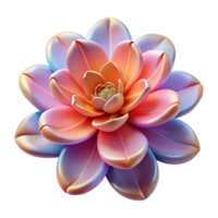 dramatic minimalist A close-up view of a flower's intricate petals and stamen, with vibrant, contrasting colors and a soft, diffused light, in a botanical, abstract style authentic png