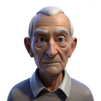 stunning modern Portrait of an elderly man with deep wrinkles and a weathered face, illuminated by a single, harsh spotlight from above, in a gritty, photorealistic style 4K png