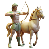 dramatic rustic A Wise Centaur with the Body of a Horse authentic png