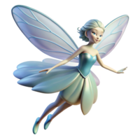 beautiful creative A graceful sylph with translucent wings, floating on the wind. Airy style, soft lighting professional png