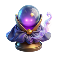 wonderful traditional A Mysterious Oracle Gazing Into a Crystal exclusive png