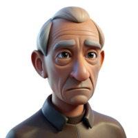 wonderful contemporary Close Up Portrait of an Elderly Man with exclusive png