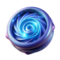 beautiful vintage A powerful AI manifested as a swirling vortex of light and data, radiating an intense energy. Dynamic lighting, abstract style premium png