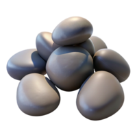 stunning rustic A group of pebbles on a beach, smooth and rounded, natural lighting, realistic style genuine png