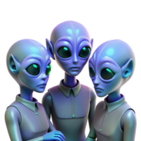 impressive rustic A group of alien diplomats with iridescent skin and multifaceted eyes engage in a silent conversation. Ambient, neon lighting. Surrealist style premium png