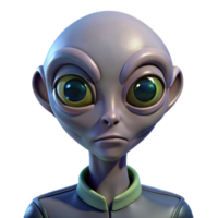 extraordinary modern A portrait of an alien with large, expressive eyes and intricate facial markings. Soft, portrait lighting. Alien portrait style high quality png