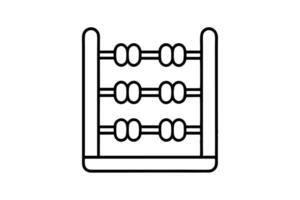 Simple Illustration of an Abacus vector
