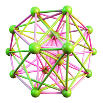imponerande traditionell en nätverk av pulserande neon rosa och kalk grön rader, formning en komplex webb, hög kontrast belysning, digital konst stil hög kvalitet png