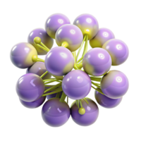 elegant creative A Cluster of Glowing Lavender and 4K png