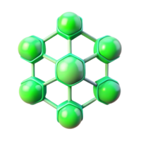 dramatic vintage A network of interconnected hexagonal cells in shades of emerald and lime, emitting a soft bioluminescence, ambient lighting, microscopic aesthetic high quality png