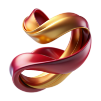 serene rustic A flowing ribbon of crimson and gold, twisting and turning in space, dramatic chiaroscuro lighting, Art Nouveau style high quality png