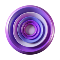 dramatic contemporary extraordinary artistic Concentric Circles Gradient 4K authentic png