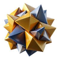 beautiful traditional A dynamic composition of fragmented triangles in shades of cobalt and ochre, creating a sense of movement, high contrast lighting, cubist style authentic png