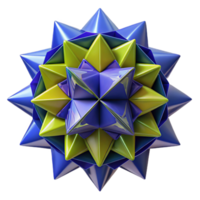 beautiful minimalist A kaleidoscope of overlapping indigo and chartreuse triangles, creating a sense of depth and movement, diffused lighting, geometric abstraction detailed png