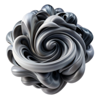 extraordinary contemporary A dynamic composition of swirling black and gray lines, resembling smoke or ink in water, high contrast lighting, abstract expressionism exclusive png