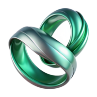 beautiful minimalist A flowing ribbon of emerald and silver, twisting and turning in space, soft ambient lighting, Art Nouveau style exclusive png