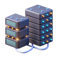 beautiful traditional A network of interconnected server racks with blinking lights and data cables, dimly lit server room ambiance, realistic style high quality png