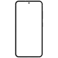 Black Smartphone Mockup Template Without Background. Only Frame. png