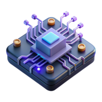 stunning creative A close-up of a circuit board with data streams flowing through it, intricate details, neon lighting, cyberpunk style original png