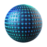 extraordinary vintage A levitating sphere composed of binary code, glowing with energy, dark background with neon accents, abstract style exclusive png