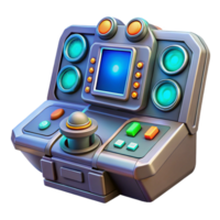impressive minimalist A futuristic control panel with glowing buttons and displays, intricate design, dim lighting, sci-fi style exclusive png