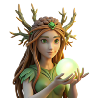 beautiful contemporary serene traditional Serene Dryad Flowing Gown and Bark original exclusive png