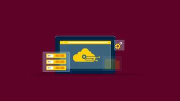 Cloud Storage Animation Secure Data Solutions video