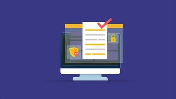 Digital Document Security and Password Protection video