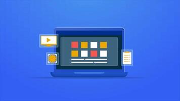 Programas desenvolvimento e projeto gestão video