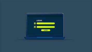 Secure Login Interface Design video