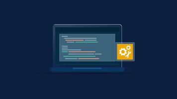 Programas desenvolvimento com moderno programação línguas video