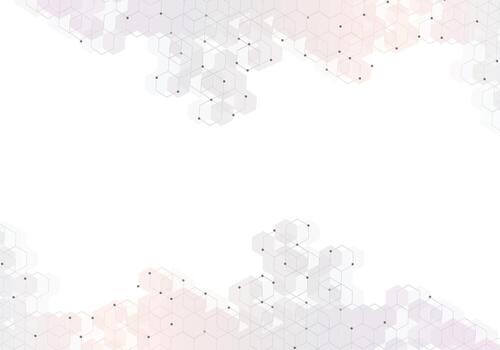 mínimo hexagonal resumen antecedentes en blanco para moderno digital y creativo diseños vector