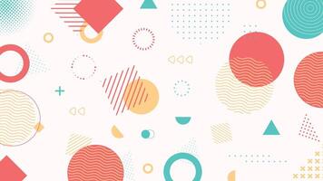 high-quality abstract geometric circle background with trendy shapes. Perfect for web, print, branding, and creative projects. Enhance your design with a modern aesthetic. vector