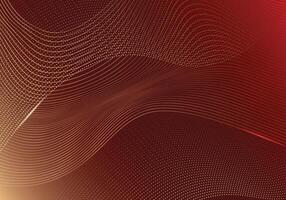 Elegant Abstract Lining Background in Red and Gold for Modern Designs and Digital Art vector