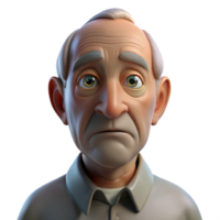 extraordinary contemporary stunning rustic Close-up Portrait Elderly Man with genuine exclusive png