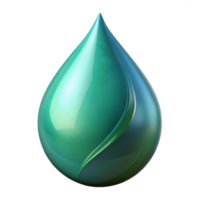 beautiful creative A Single Rain Drop on a Leaf Macro high quality png