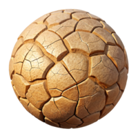serene modern A cracked earth texture in a dry desert, harsh sunlight, realistic rendering professional png