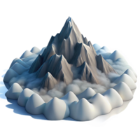 elegant classic A Majestic Mountain Range Piercing professional png