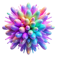 extraordinary rustic A chaotic explosion of vibrant, pastel-colored particles, lit by a bright, backlighting, in a digital art, glitch art style high resolution png