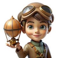 extraordinary traditional A Portrait of a Steampunk Child with high quality png