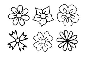 Nature Spring Dance in Doodles vector