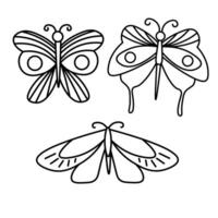 Spring Meadows in Doodles vector