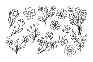 Springtime Splendor in Doodle Art vector